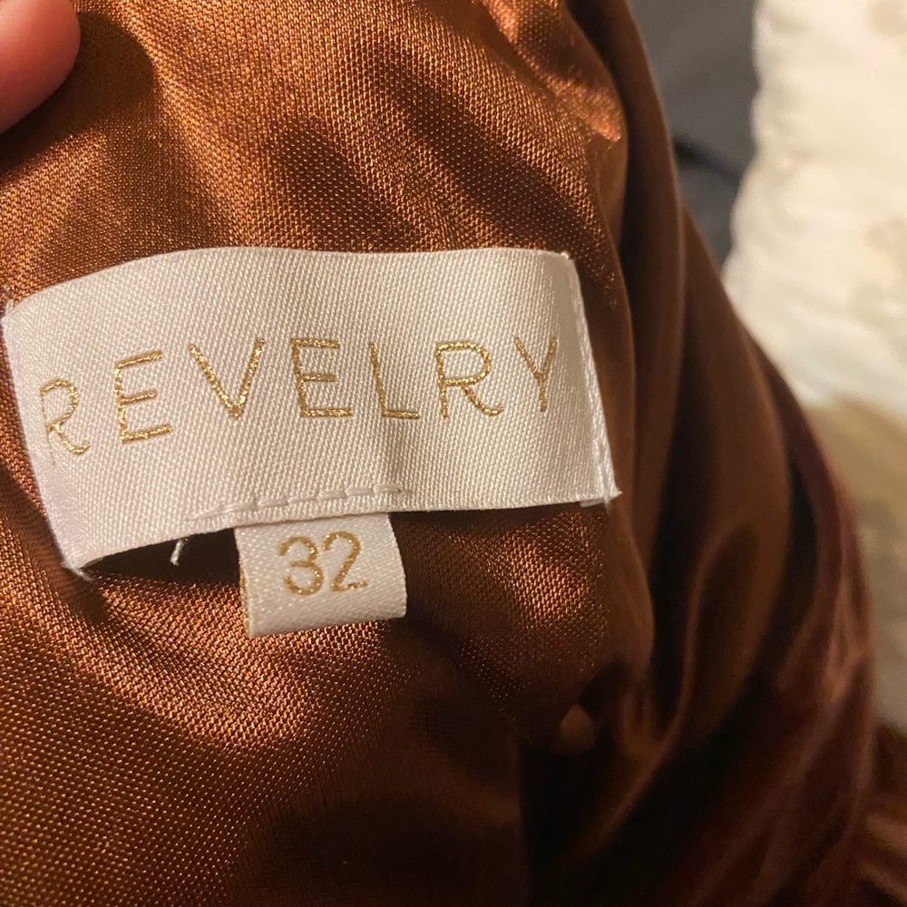 Revelry velvet bridesmaids dress. Size 32 (28)